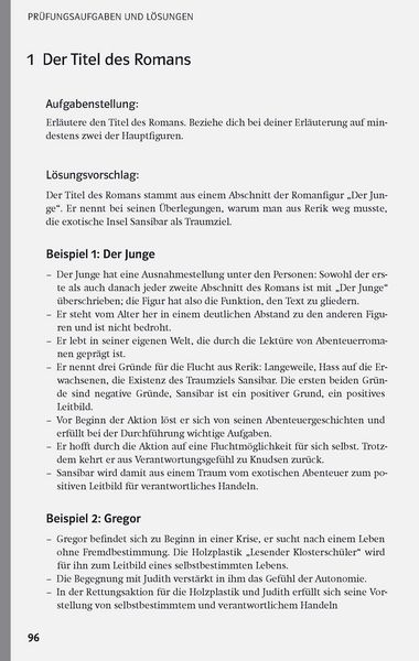 Produktbild: Klett Lekt&uuml;rehilfen Alfred Andersch, Sansibar oder der letzte Grund