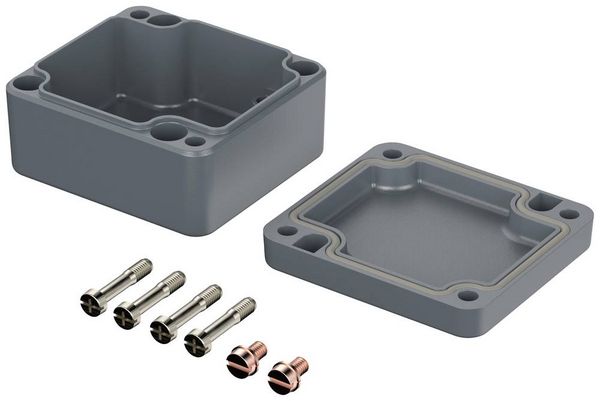 Produktbild: Bopla EUROMAS A 101 01101000 Industrie-Geh&auml;use 58 x 64 x 34 Aluminium Silber-Grau (RAL 7001) 1 St.