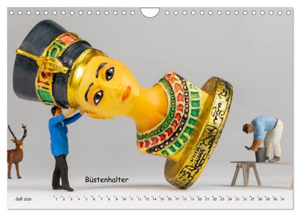 Produktbild: B&uuml;stenhalter ... und andere Mini-Welten (Wandkalender 2026 DIN A4 quer), CALVENDO Monatskalender