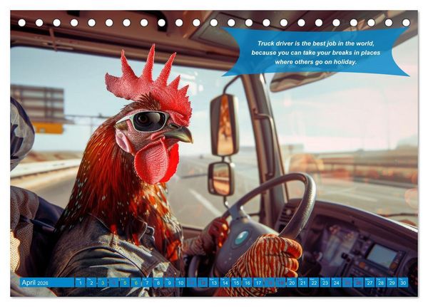 Produktbild: Ruebsamen, P: Funny charming animals as truck drivers (Desk