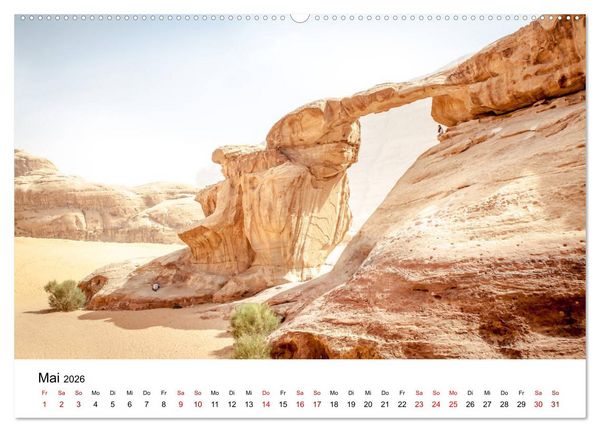 Produktbild: Reiseland Jordanien (Wandkalender 2026 DIN A2 quer), CALVENDO Monatskalender