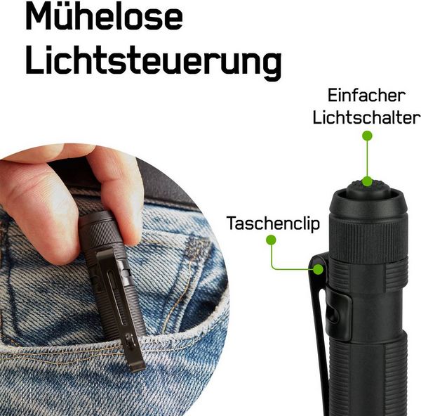 Produktbild: GP Discovery GPDISFLCP21BL812 GPDISFLCP21BL812 Penlight batteriebetrieben LED 11.5mm Schwarz