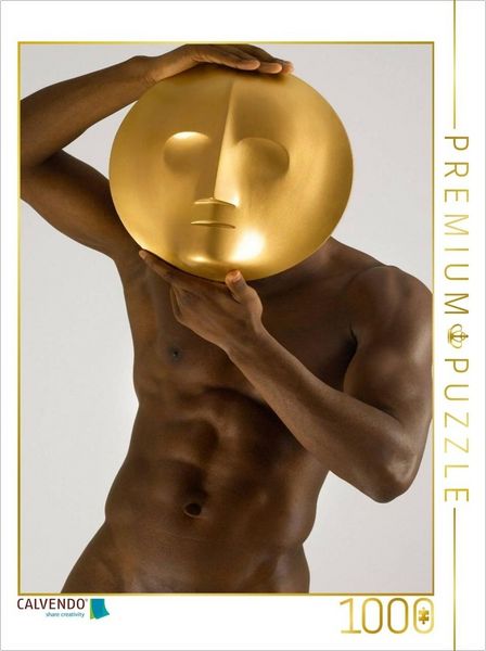 CALVENDO Puzzle Ein Motiv aus dem Kalender Masquerade - Männliche Aktfotografie | 1000 Teile Lege-Größe 64x48cm Foto-Puzzle für glückliche Stunden