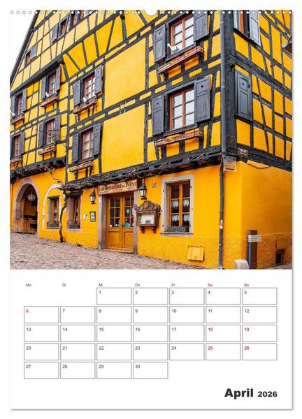 Produktbild: Riquewihr - Urlaubsplaner (hochwertiger Premium Wandkalender 2026 DIN A2 hoch), Kunstdruck in Hochglanz