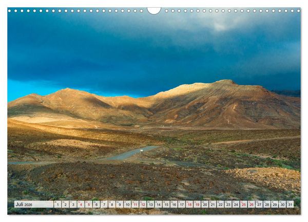 Produktbild: Fuerteventura Sand und bunte Farben (Wandkalender 2026 DIN A3 quer), CALVENDO Monatskalender