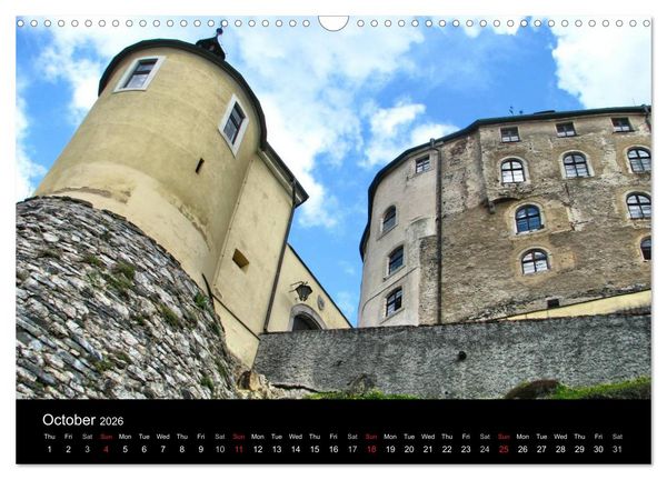 Produktbild: Monuments of Czech Republic 2026 (Wall Calendar 2026 DIN A3 landscape), CALVENDO 12 Month Wall Calendar