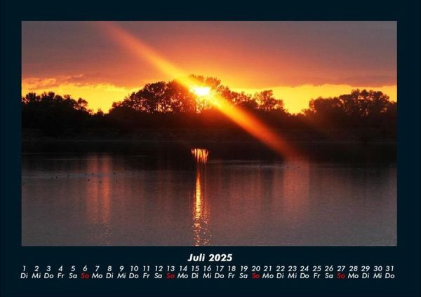 Produktbild: Sonnenuntergang 2025 Fotokalender DIN A4