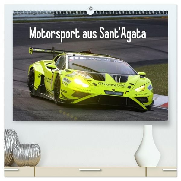 Motorsport aus Sant’Agata (hochwertiger Premium Wandkalender 2026 DIN A2 quer), Kunstdruck in Hochglanz