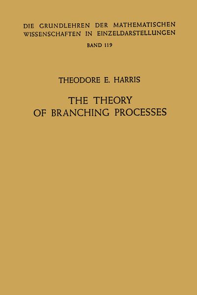Produktbild: The Theory of Branching Processes