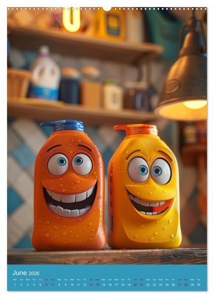 Produktbild: A Lot of Fun at home (Wall Calendar 2026 DIN A2 portrait), CALVENDO 12 Month Wall Calendar
