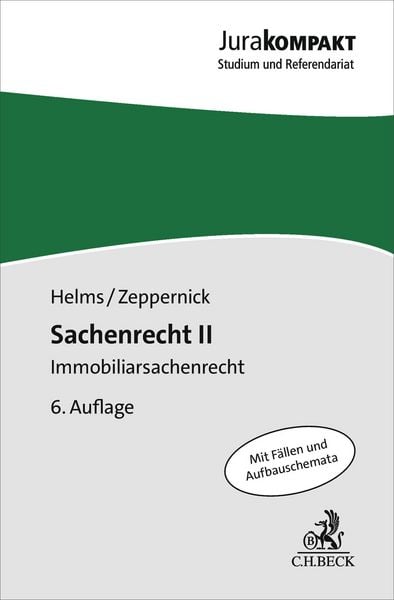 Sachenrecht II, Taschenbuch von Tobias Helms , Jens Martin Zeppernick, C.H. Beck, 9783406853432