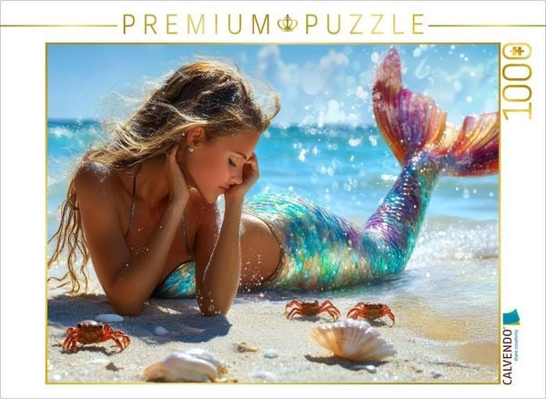 Produktbild: CALVENDO Puzzle Meerjungfrauen | 1000 Teile Lege-Gr&ouml;&szlig;e 64x48cm Foto-Puzzle f&uuml;r gl&uuml;ckliche Stunden