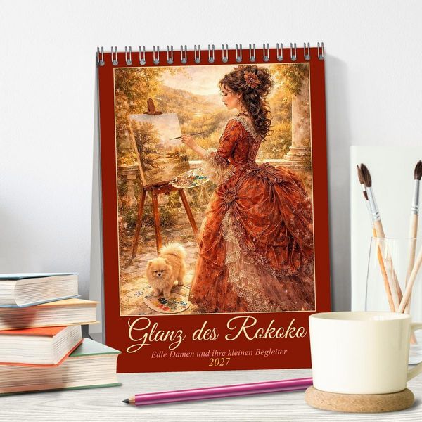 Produktbild: Glanz des Rokoko (Tischkalender 2027 DIN A5 hoch), CALVENDO Monatskalender