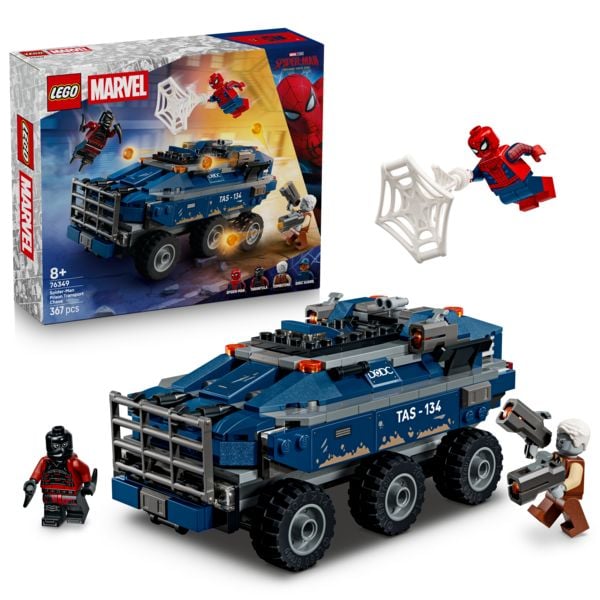 Produktbild: LEGO ǀ Marvel Spider-Man Jagt den Gef&auml;ngnistransporter, Modellbau 76349