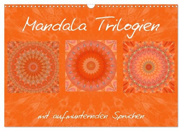 Produktbild: Mandala Trilogien (Wandkalender 2026 DIN A3 quer), CALVENDO Monatskalender