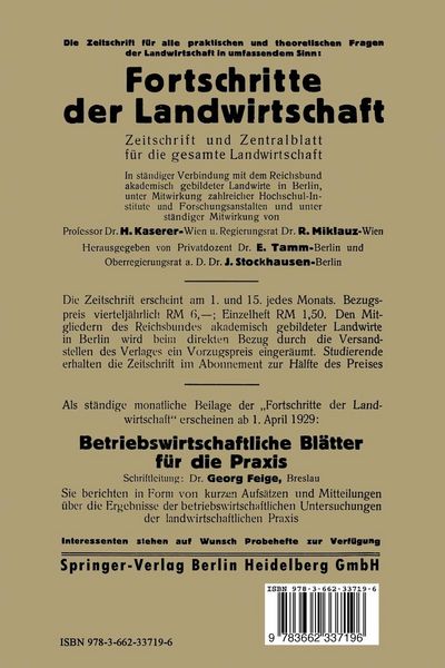 Produktbild: Das Tariflohnsystem im Spiegel von 200 ober- u. niederschlesischen landwirtschaftlichen Betrieben