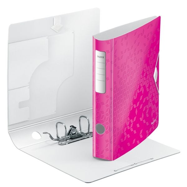 Ordner WOW 180° schmal pink
