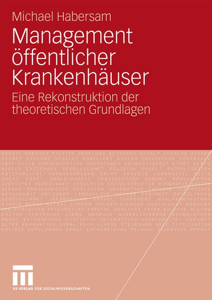 Produktbild: Management &ouml;ffentlicher Krankenh&auml;user