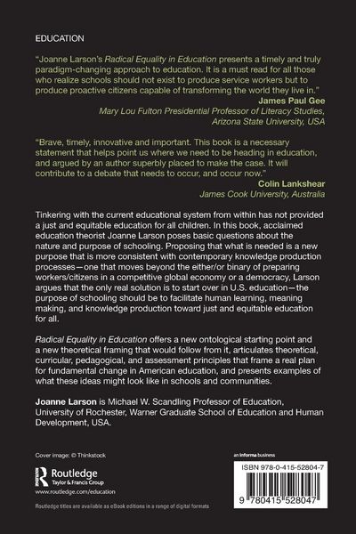 Produktbild: Radical Equality in Education