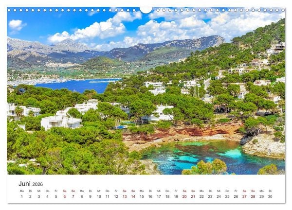 Produktbild: Mallorca Traumhafte Insel (Wandkalender 2026 DIN A3 quer), CALVENDO Monatskalender