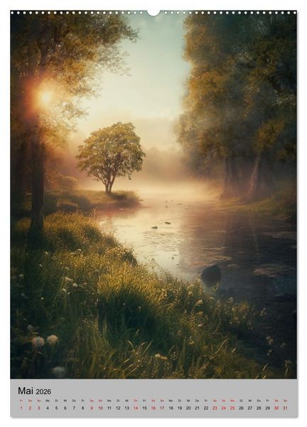 Produktbild: Von der Sch&ouml;nheit des Wassers (Wandkalender 2026 DIN A2 hoch), CALVENDO Monatskalender