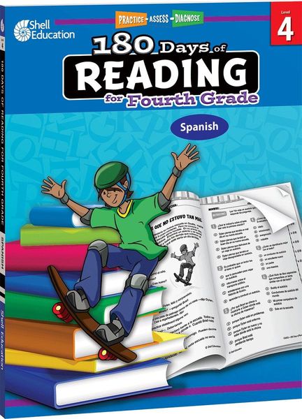 Produktbild: 180 Days of Reading for Fourth Grade (Spanish) ebook