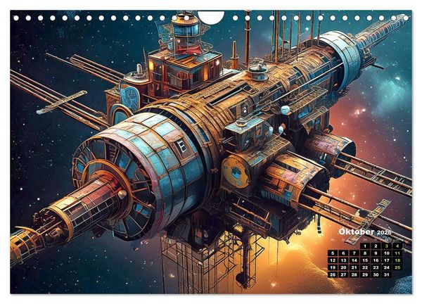Produktbild: Lost Places im Orbit (Wandkalender 2026 DIN A4 quer), CALVENDO Monatskalender