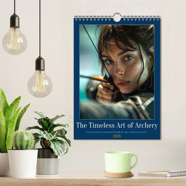 Produktbild: The Timeless Art of Archery (Wall Calendar 2026 DIN A4 portrait), CALVENDO 12 Month Wall Calendar