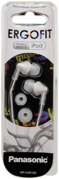 Panasonic RP-HJE125E In Ear Kopfhörer kabelgebunden Weiß online bestellen | In-Ear-Kopfhörer