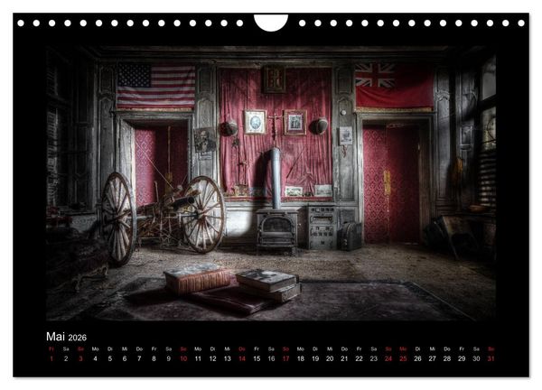 Produktbild: Lost Places - verlassene Orte vergangener Glanz (Wandkalender 2026 DIN A4 quer), CALVENDO Monatskalender