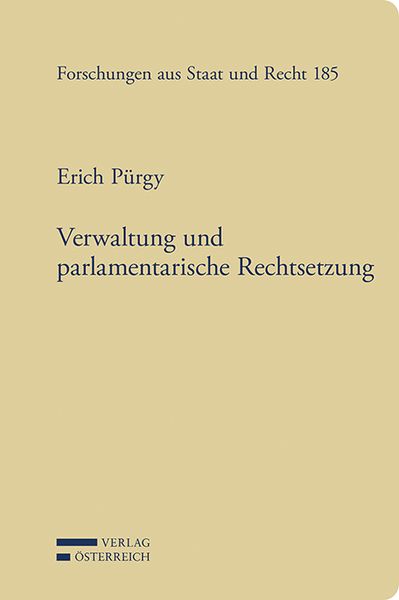 Produktbild: Verwaltung und parlamentarische Rechtsetzung