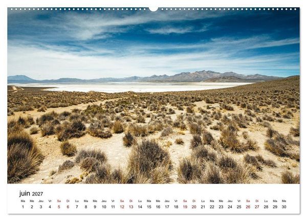 Produktbild: P&eacute;rou Les couleurs de la nature (Calendrier mural haut de gamme 2027 DIN A2 vertical), CALVENDO calendrier mensuel