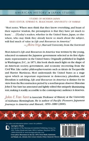 Produktbild: Mori Arinori's Life and Resources in America