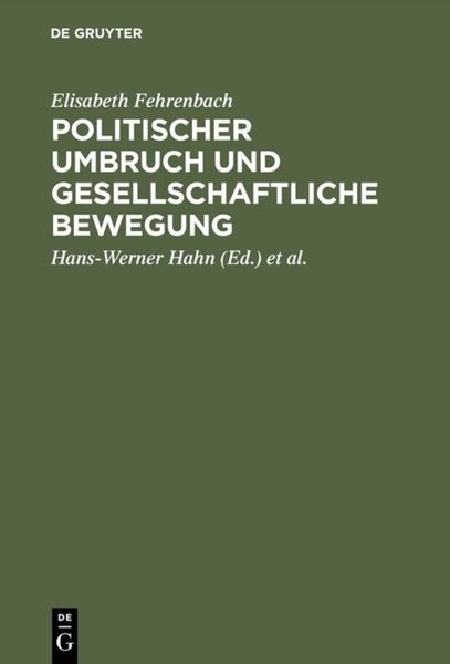 Produktbild: Politischer Umbruch und gesellschaftliche Bewegung