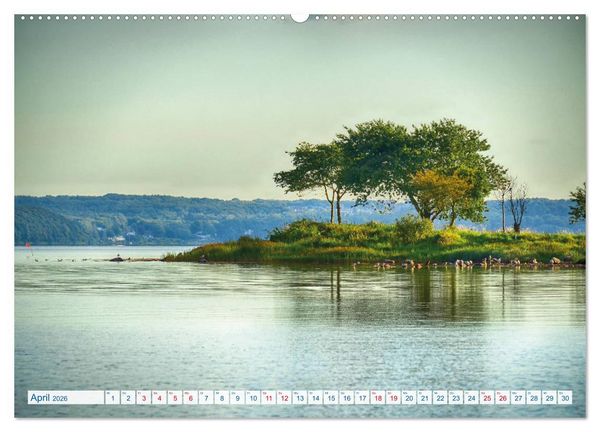 Produktbild: Flensburg Fjord (hochwertiger Premium Wandkalender 2026 DIN A2 quer), Kunstdruck in Hochglanz
