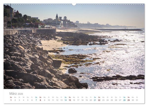 Produktbild: ESTORIL - die sch&ouml;nsten Badeorte Lissabons (Wandkalender 2026 DIN A2 quer), CALVENDO Monatskalender