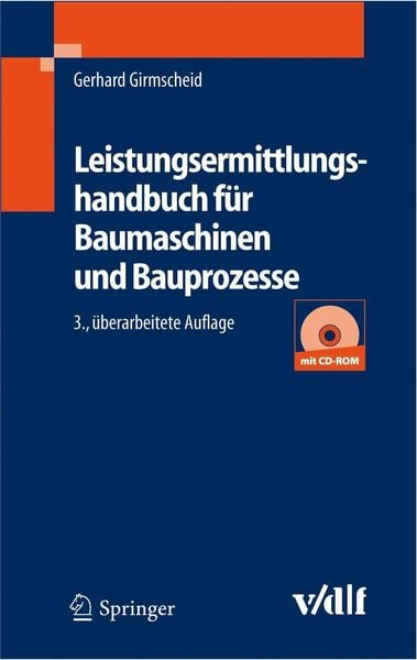 Produktbild: Leistungsermittlungshandbuch f&uuml;r Baumaschinen und Bauprozesse