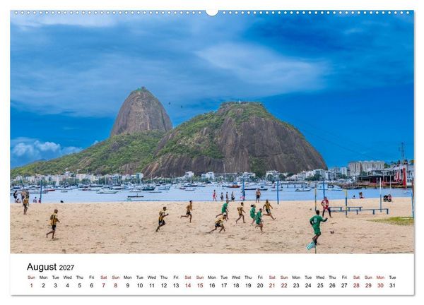 Produktbild: RIO DE JANEIRO Contrasts. Colors. Light. (Wall Calendar 2027 DIN A2 landscape), CALVENDO 12 Month Wall Calendar