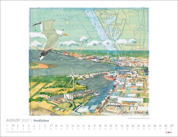 Produktbild: Nordlichter - See(h)karten Kalender 2027