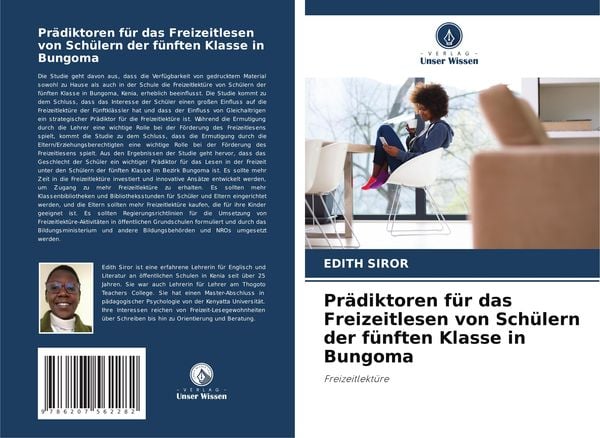 Prädiktoren für das Freizeitlesen von Schülern der fünften Klasse in Bungoma, Taschenbuch von Edith Siror, Verlag Unser Wissen, 9786207562282
