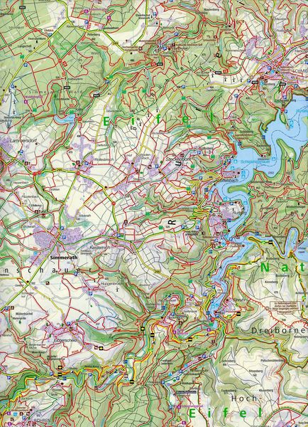 KOMPASS Wanderkarten-Set 833 Eifel (4 Karten) 1:50.000