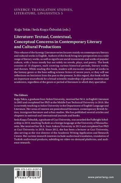 Produktbild: Literature: Textual, Contextual, Conceptual Concerns in Contemporary Literary and Cultural Productions