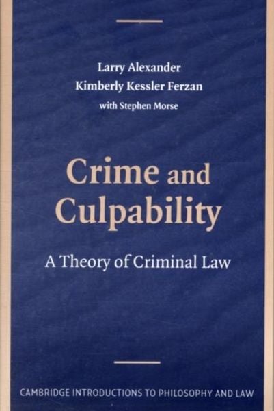 Produktbild: Crime and Culpability