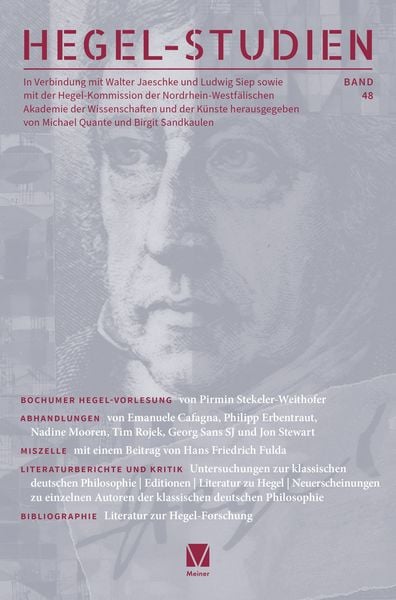 Produktbild: Hegel-Studien Band 48