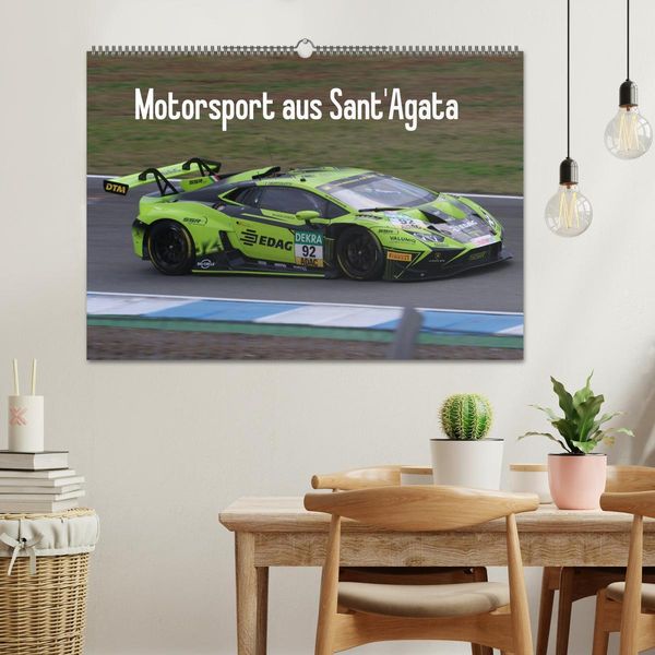 Produktbild: Motorsport aus Sant&rsquo;Agata (Wandkalender 2025 DIN A2 quer), CALVENDO Monatskalender