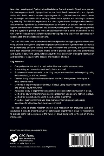 Produktbild: Machine Learning and Optimization Models for Optimization in Cloud