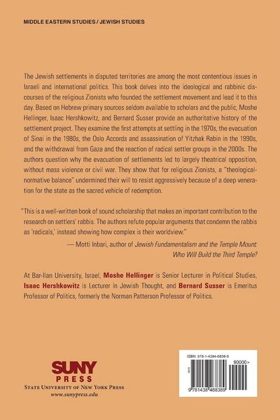 Produktbild: Religious Zionism and the Settlement Project