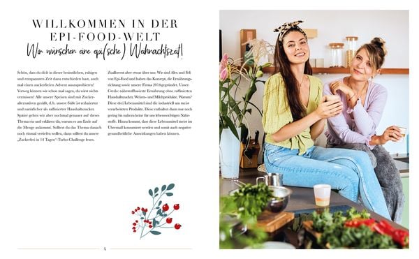 Produktbild: Mein Adventskalender-Backbuch: Sweet Christmas &ndash; zuckerfrei