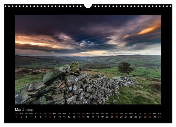 Produktbild: The Changing Seasons of the Peak District (Wall Calendar 2026 DIN A3 landscape), CALVENDO 12 Month Wall Calendar