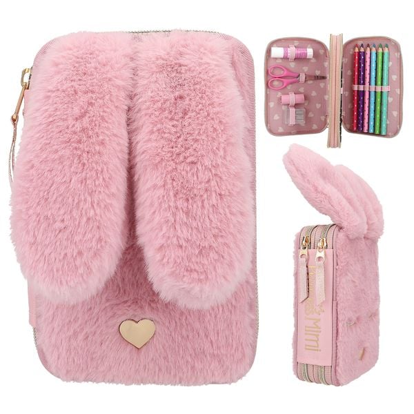 Produktbild: Princess Mimi Federtasche Hase Fell BUNNY BALLET